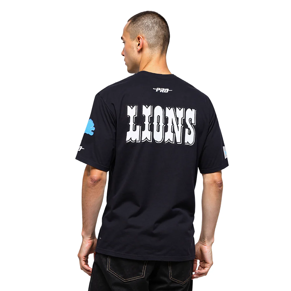 NFL DETROIT LIONS BEST OF MEN'S CJ DROP SHOULDER TEE (BLACK) - Image 9