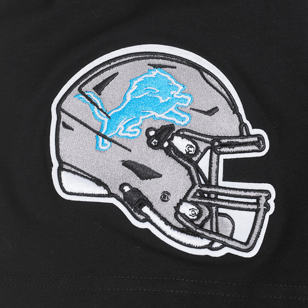 NFL DETROIT LIONS TEAM BADGE MEN'S SJ TEE (BLACK) - Image 9