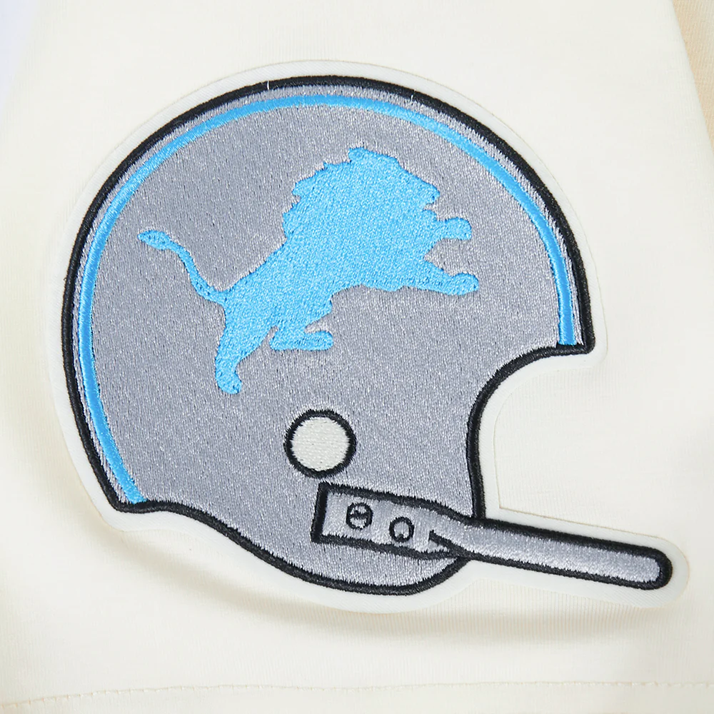 NFL DETROIT LIONS MODERN ORIGINALS MEN'S RINGER TEE (EGGSHELL/ BLACK) - Image 6