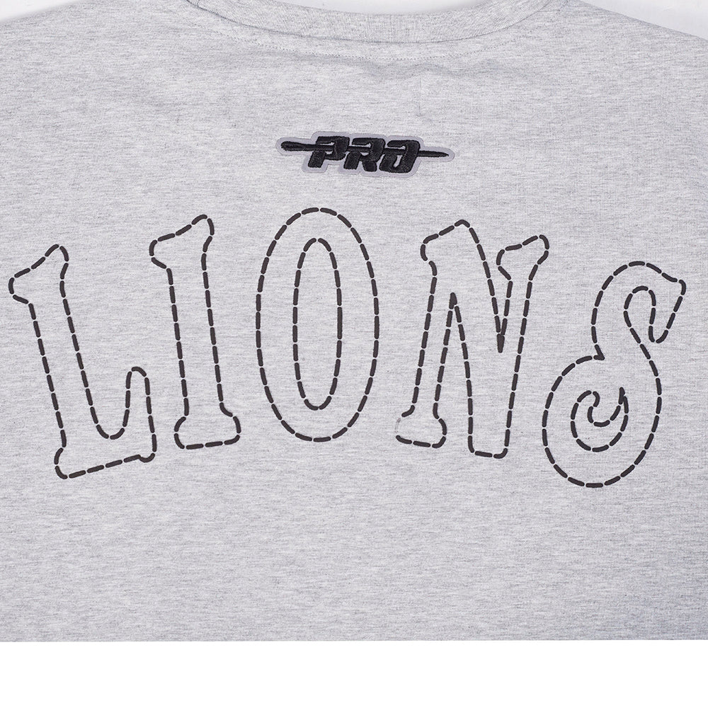 NFL DETROIT LIONS REBEL ATHLETICS MEN'S SJ TEE (HEATHER GREY) - Image 7
