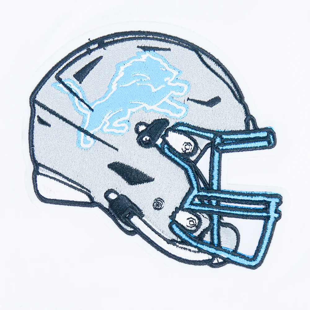 NFL DETROIT LIONS LIVING LARGE MEN'S CJ DROP SHOULDER TEE (WHITE) - Image 6