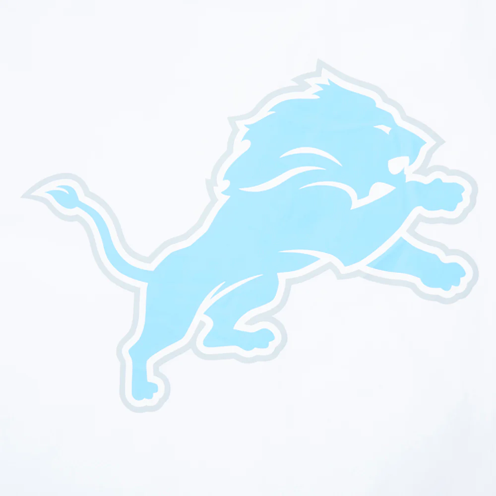 NFL DETROIT LIONS LIVING LARGE MEN'S CJ DROP SHOULDER TEE (WHITE) - Image 7