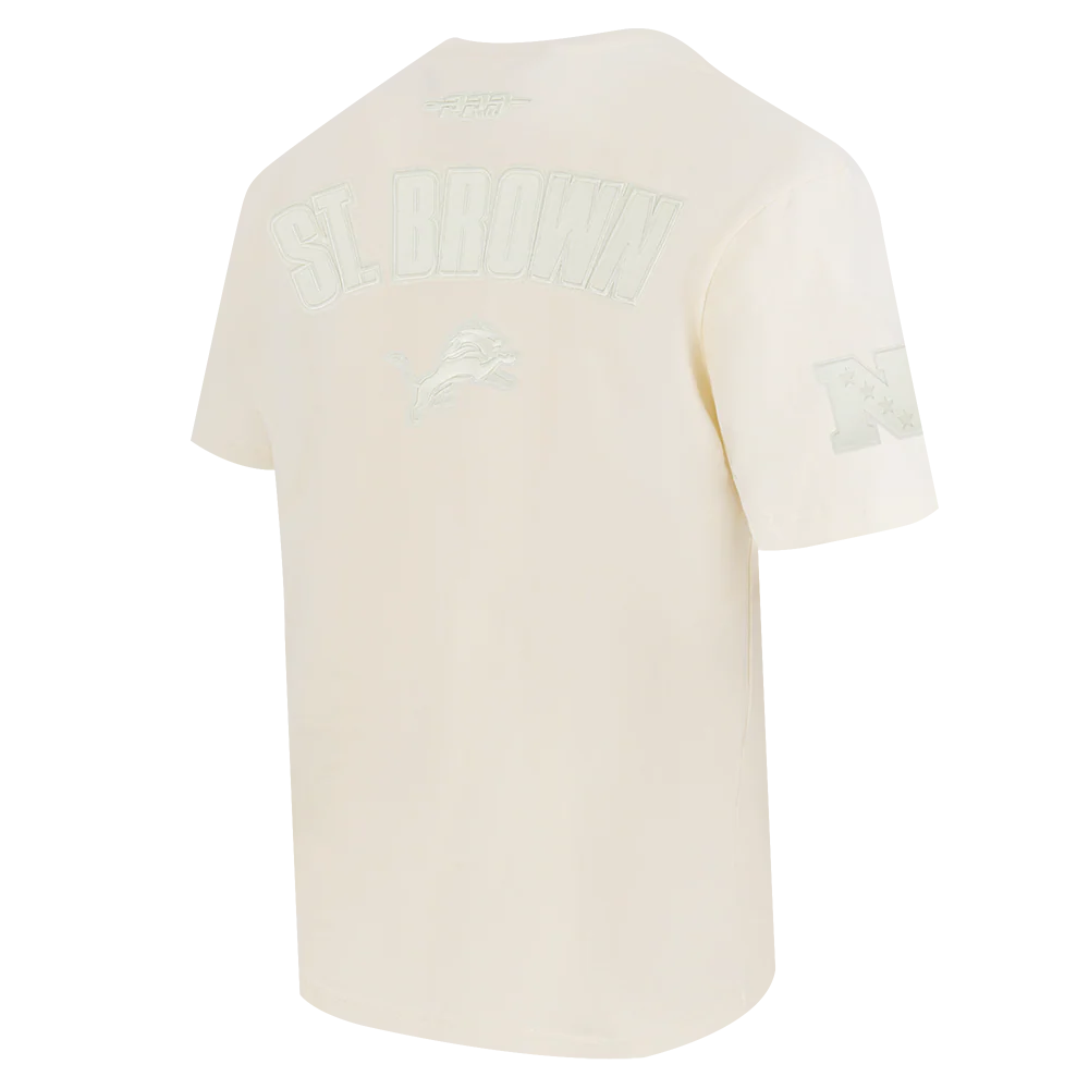 NFL DETROIT LIONS AMON RA ST. BROWN #14 NEUTRAL MEN'S CJ DROP SHOULD (EGGSHELL) - Image 4