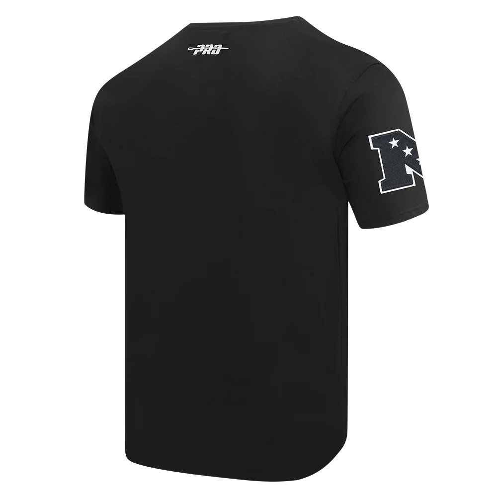NFL DETROIT LIONS LETTERMAN MEN'S S/S TEE (BLACK) - Image 4