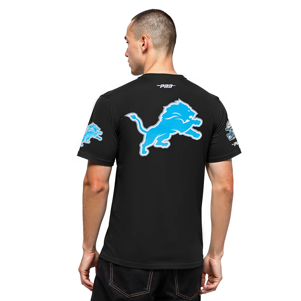 NFL DETROIT LIONS AIDAN HUTCHINSON #97 CLASSIC PNN MEN'S SJ TEE (BLACK) - Image 2