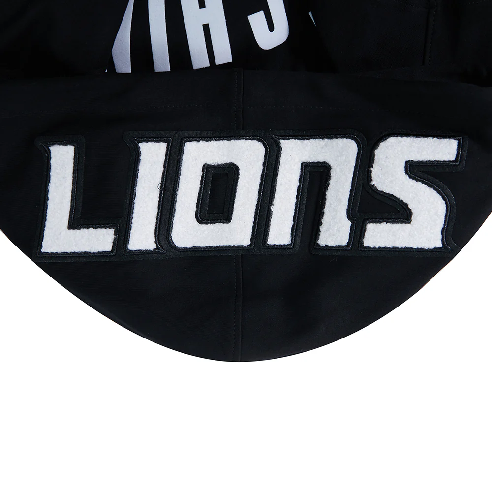 NFL DETROIT LIONS AIDAN HUTCHINSON #97 CLASSIC PNN MEN'S SS PO HOODI (BLACK) - Image 8