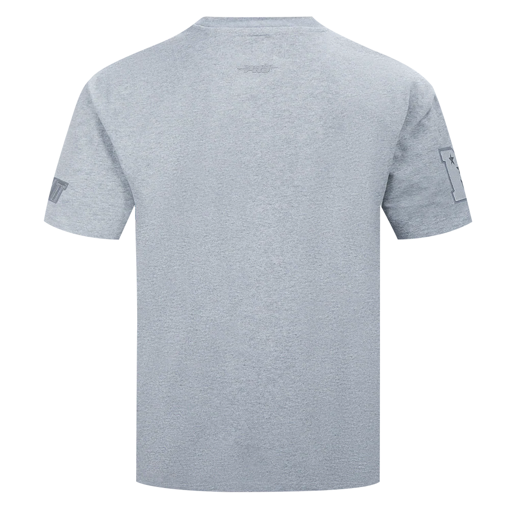 NFL DETROIT LIONS NEUTRAL MEN'S DROP SHOULDER TEE (DARK HEATHER GRAY) - Image 3