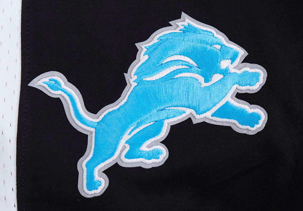NFL DETROIT LIONS SCRIPT TAIL MEN'S DOUBLE KNIT 2.0 SHORT (BLACK) - Image 5