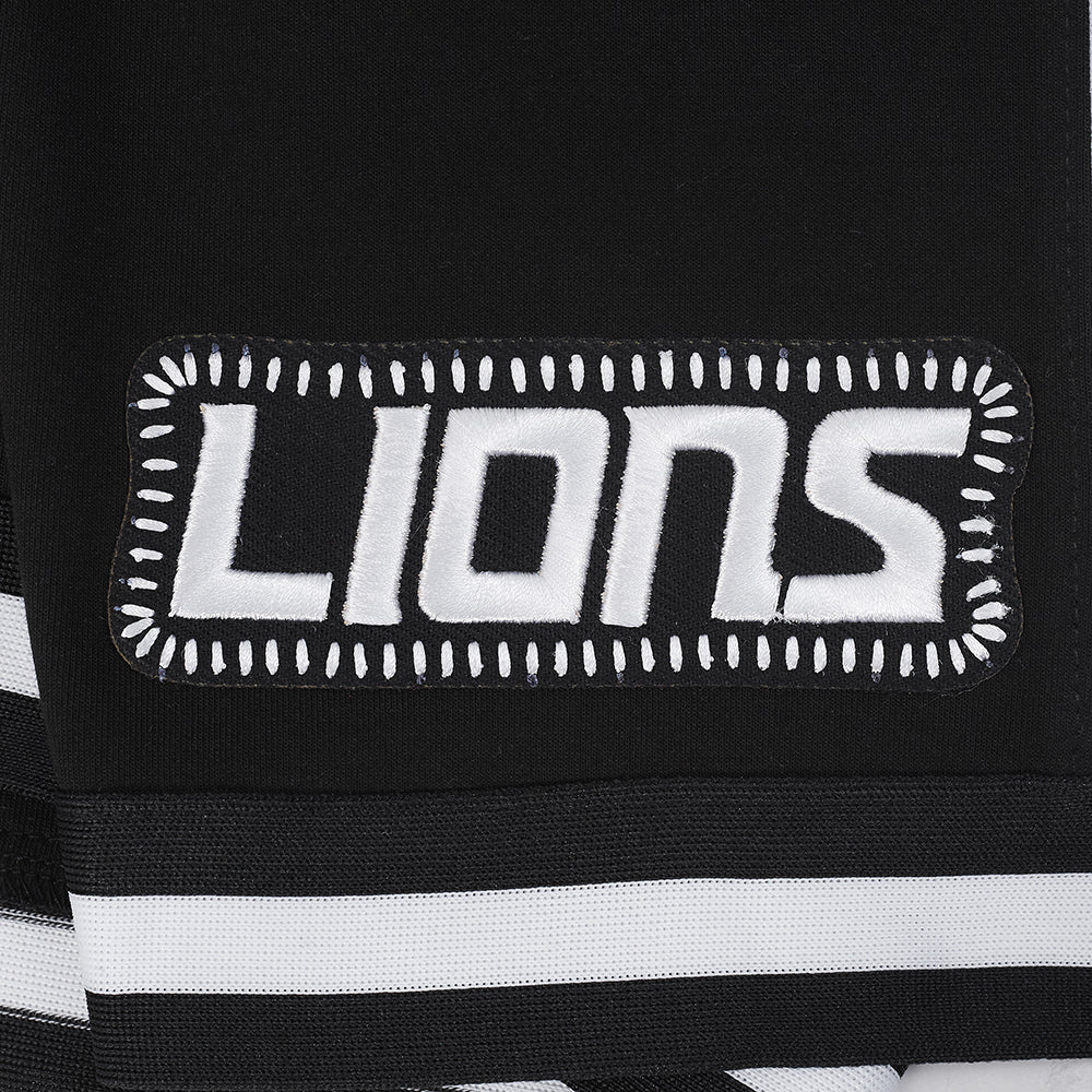 NFL DETROIT LIONS DIY PICK STITCH MEN'S DOUBLE KNIT 2.0 SHORT (BLACK) - Image 13