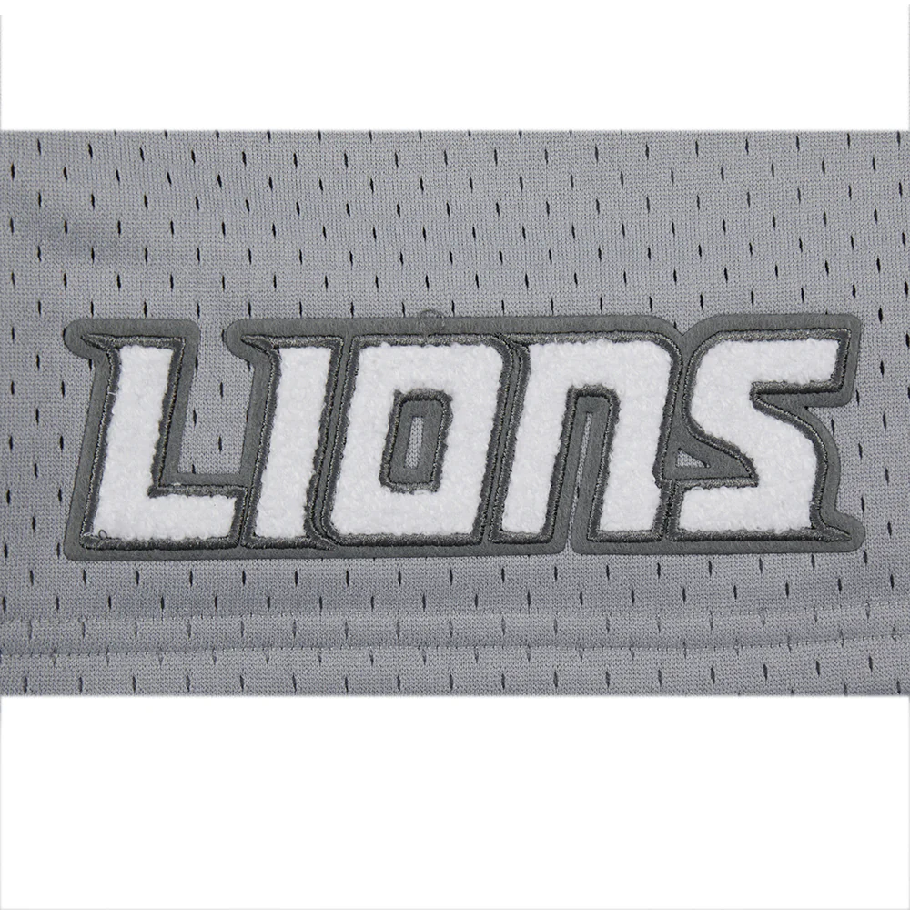 NFL DETROIT LIONS SOUVENIR MEN'S MESH SHORT (GRAY) - Image 5