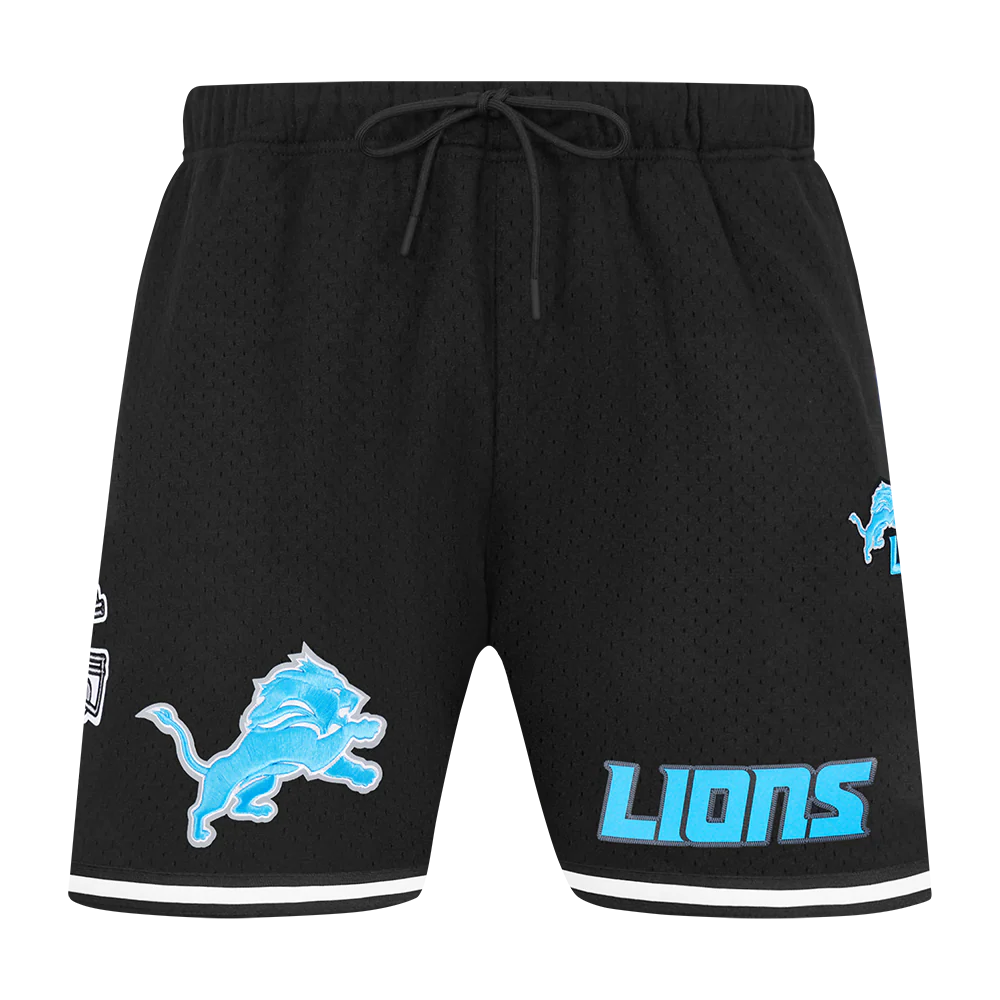 NFL DETROIT LIONS CLASSIC MESH SHORT (BLACK) - Image 2