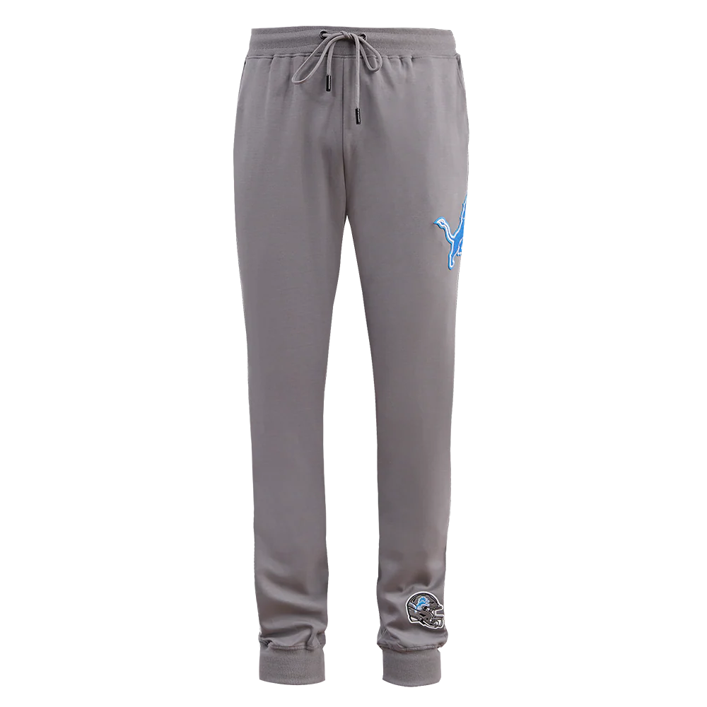 NFL DETROIT LIONS CLASSIC CHENILLE JOGGER (GRAY)