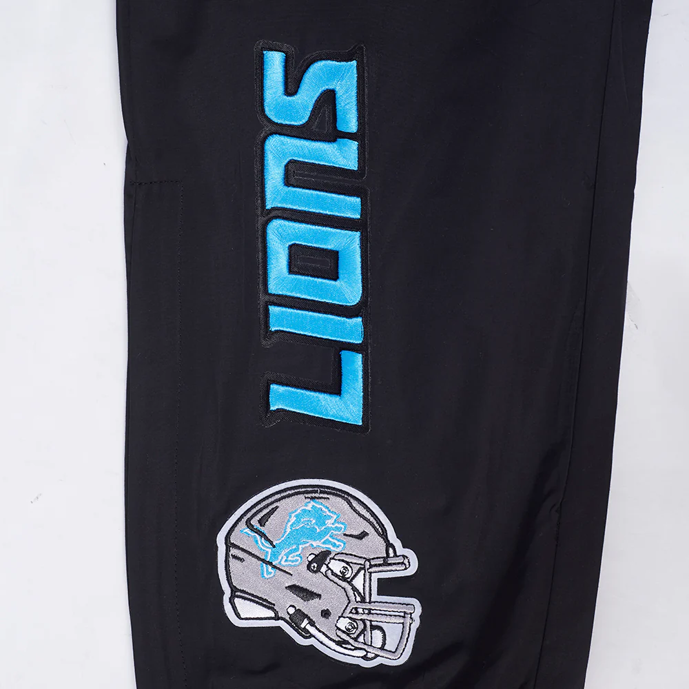 NFL DETROIT LIONS CLASSIC WIND SUIT MEN'S WOVEN PANT (BLACK) - Image 6