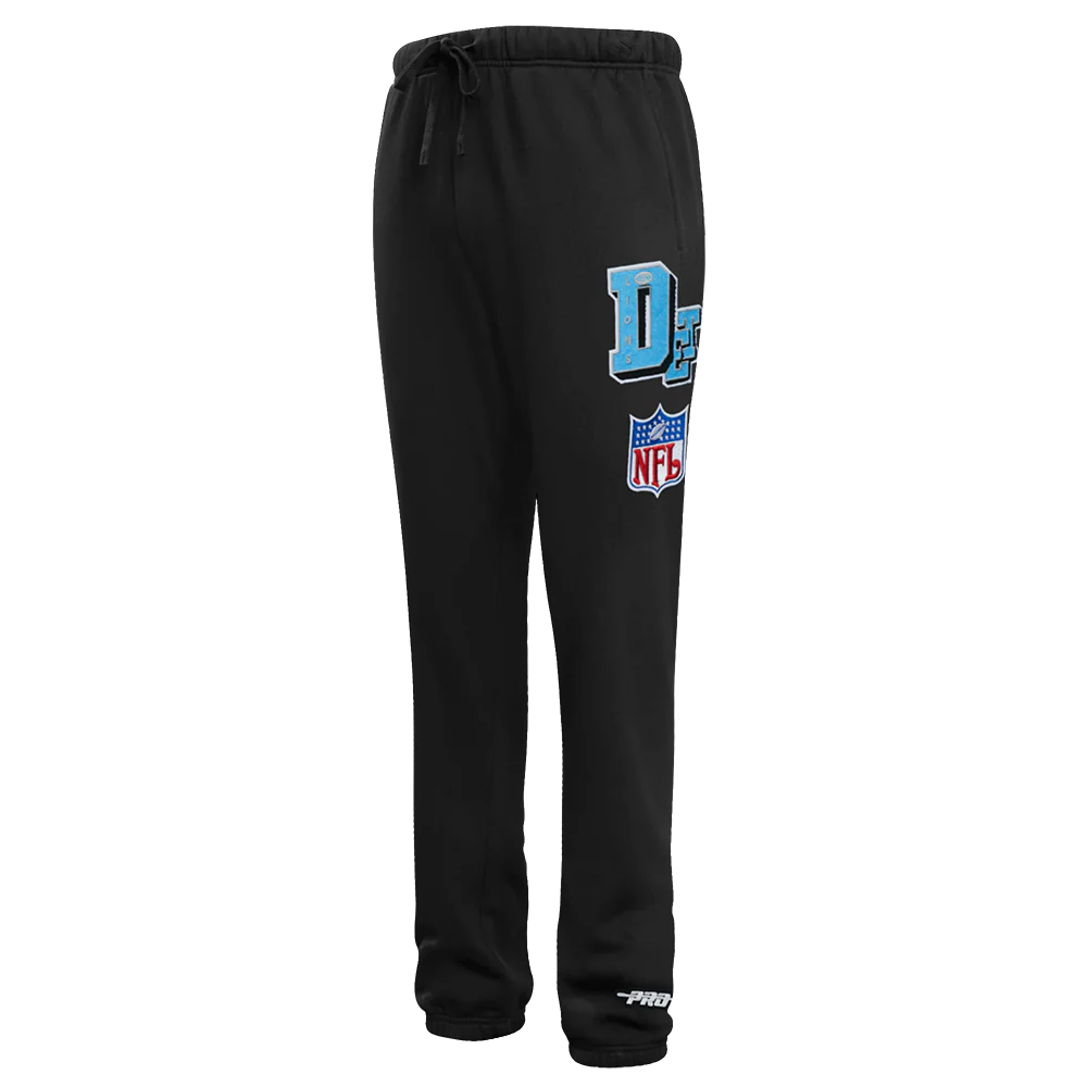NFL DETROIT LIONS BEST OF MEN'S FLC SWEATPANT (BLACK) - Image 3