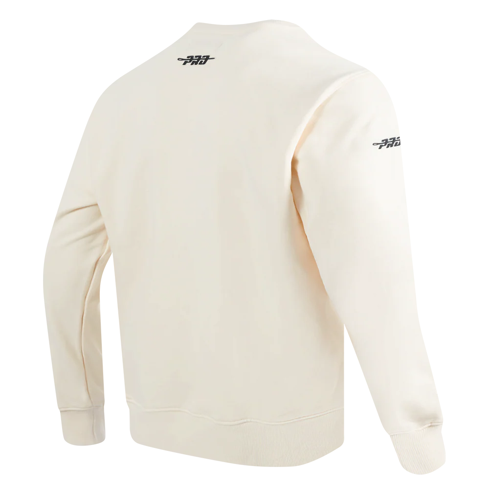 NFL DETROIT LIONS REBEL ATHLETICS MEN'S FLC CREWNECK (EGGSHELL) - Image 11