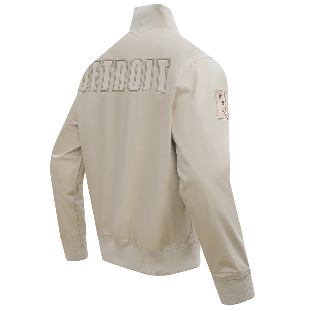 NFL DETROIT LIONS NEUTRAL TWILL JACKET (TAUPE) - Image 3