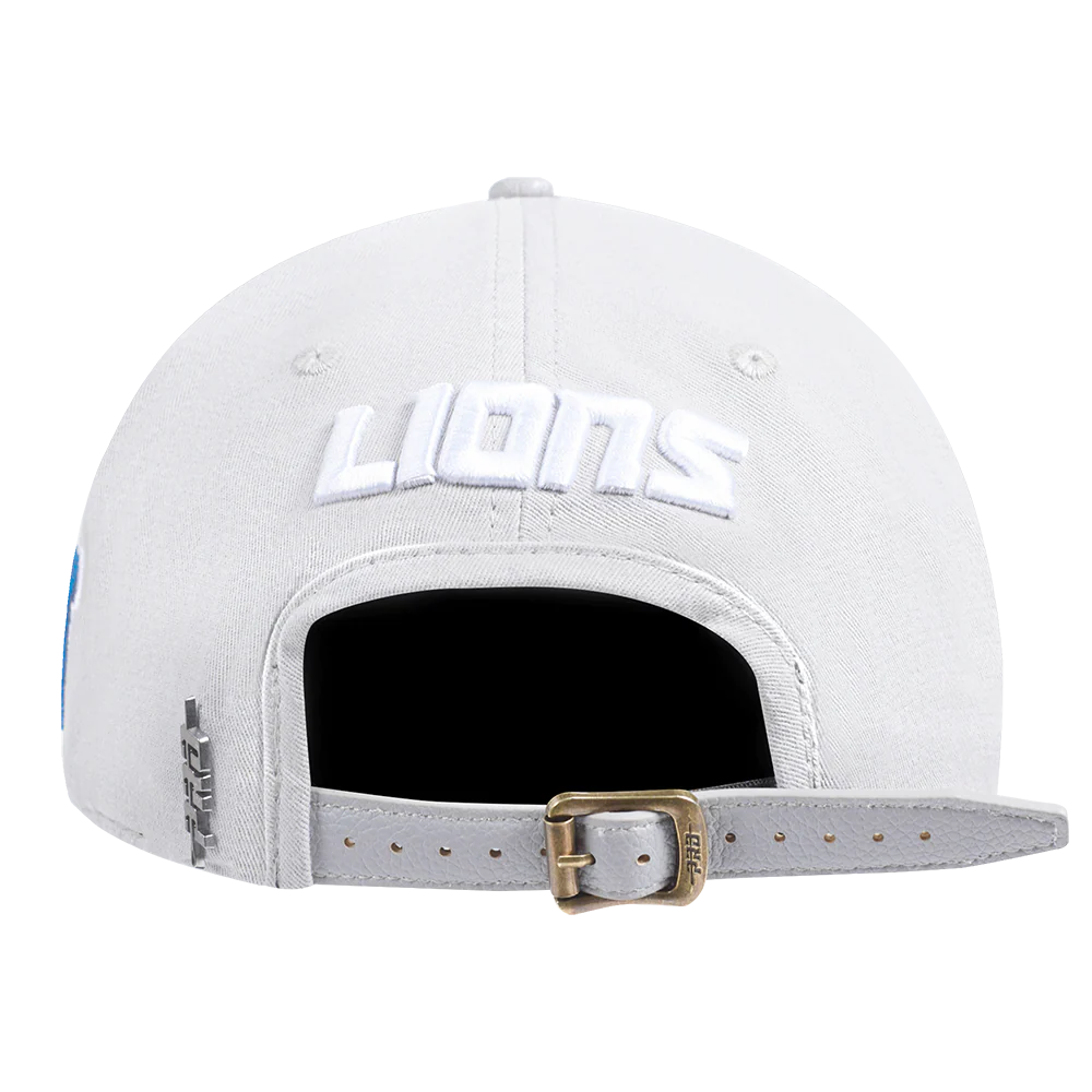 NFL DETROIT LIONS OLD ENGLISH MEN'S DAD HAT (HEATHER GREY) - Image 5