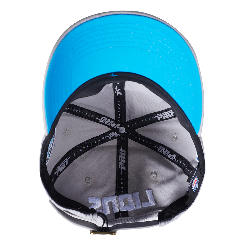 NFL DETROIT LIONS OLD ENGLISH MEN'S DAD HAT (HEATHER GREY) - Image 6