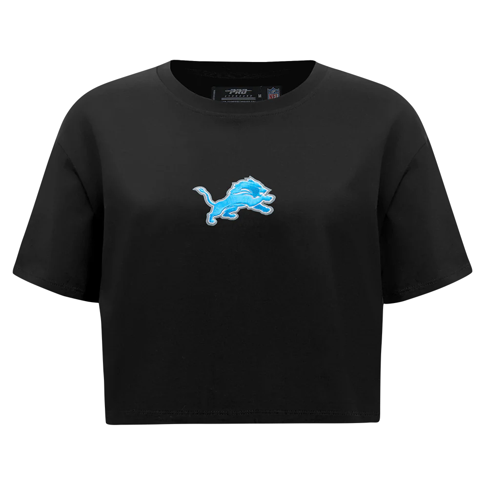 NFL DETROIT LIONS WINGSPAN WOMEN'S SJ BOXY TEE (BLACK) - Image 3