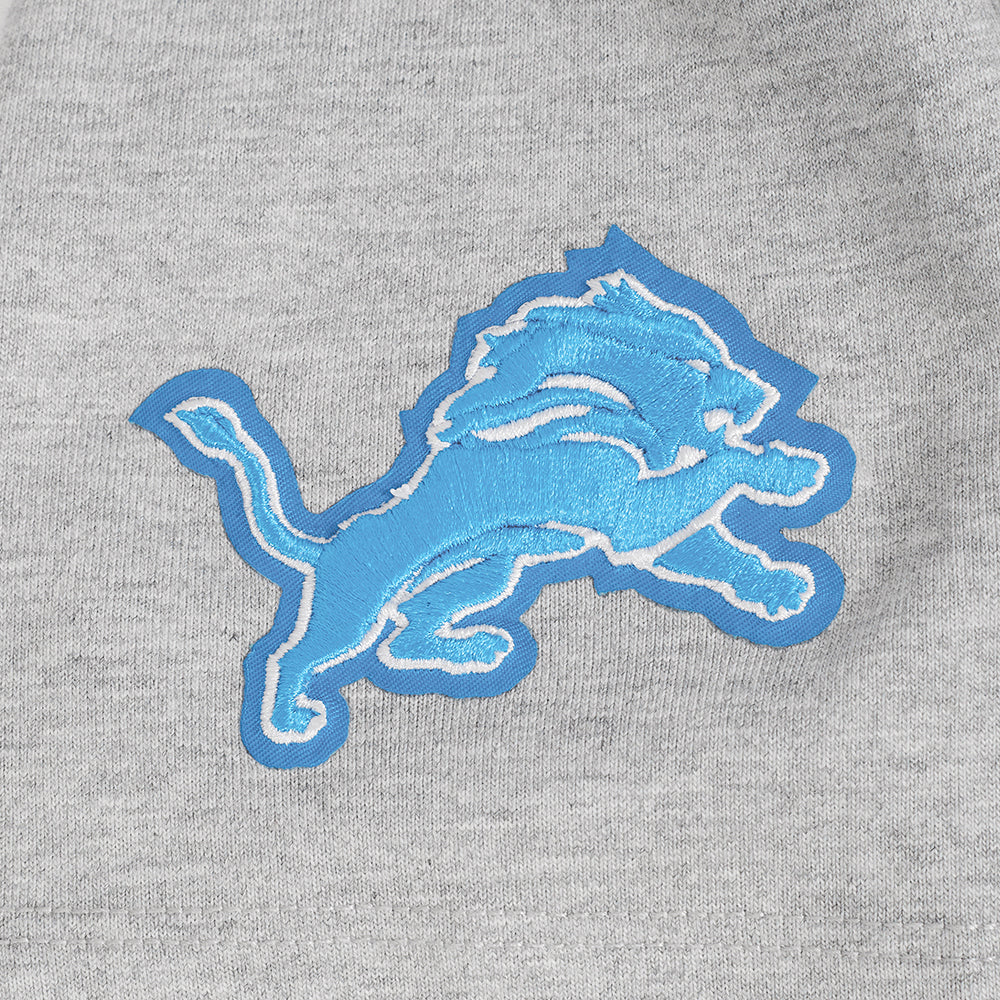 NFL DETROIT LIONS SHEER INFLUENCE WOMEN'S BOYFRIEND TEE (HEATHER GREY) - Image 5