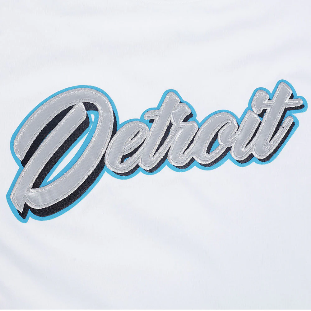 NFL DETROIT LIONS SHEER INFLUENCE WOMEN'S BOYFRIEND TEE (WHITE) - Image 5