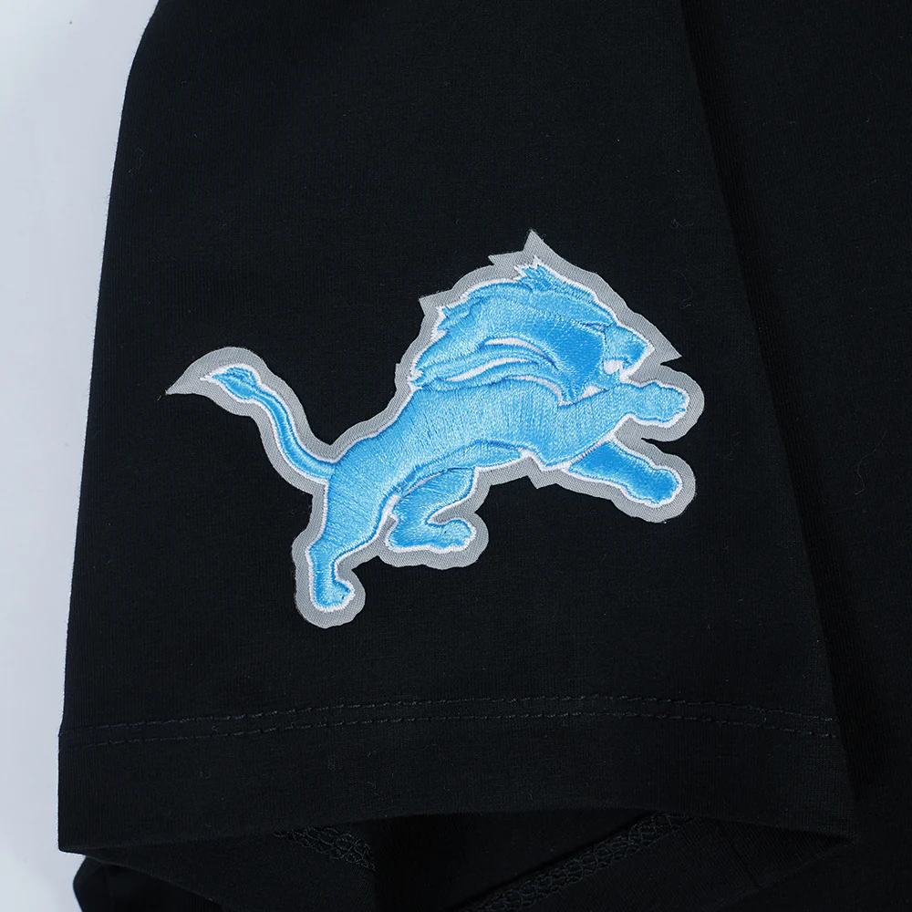 NFL DETROIT LIONS AIDAN HUTCHINSON #97 CLASSIC PNN WOMEN'S SJ BOXY TEE (BLACK) - Image 5