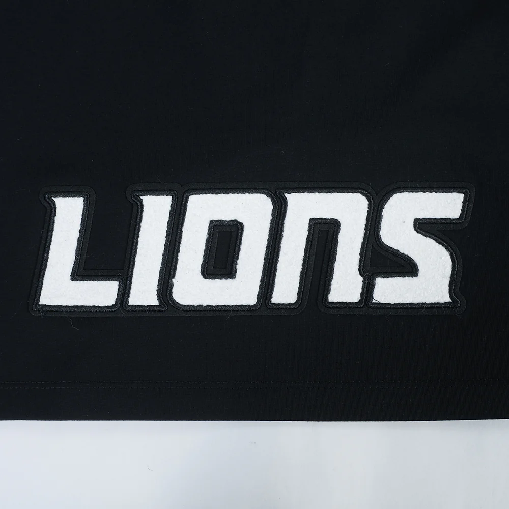 NFL DETROIT LIONS AIDAN HUTCHINSON #97 CLASSIC PNN WOMEN'S SJ BOXY TEE (BLACK) - Image 6