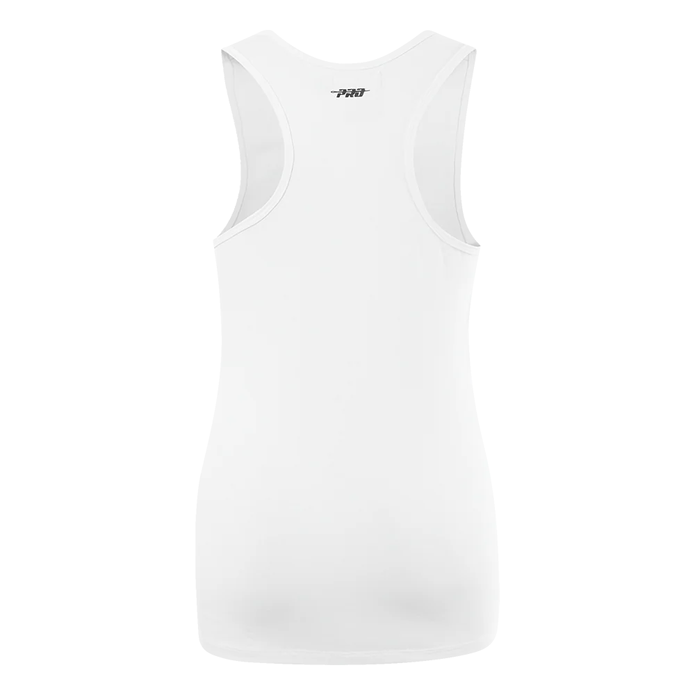 NFL DETROIT LIONS CLASSIC WOMEN'S RELAXED FIT RACERBACK (WHITE) - Image 3
