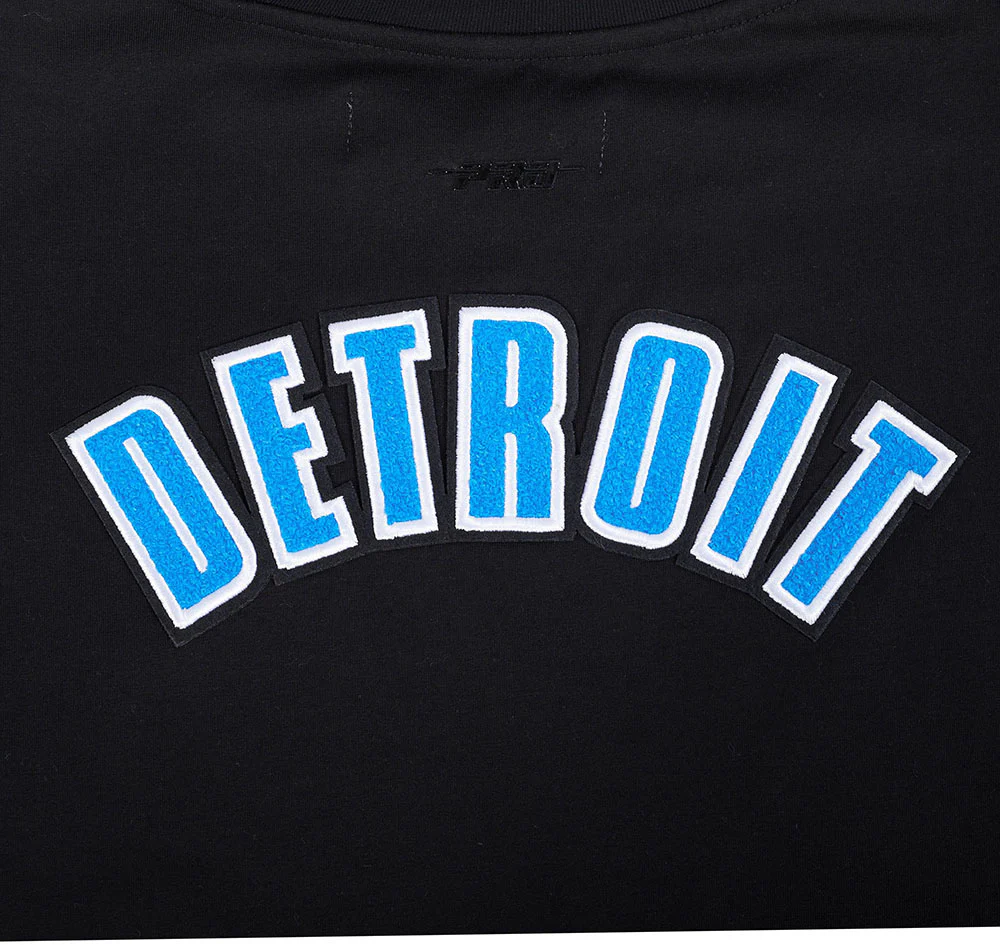 NFL DETROIT LIONS CLASSIC WOMEN'S BOXY TEE (BLACK) - Image 5