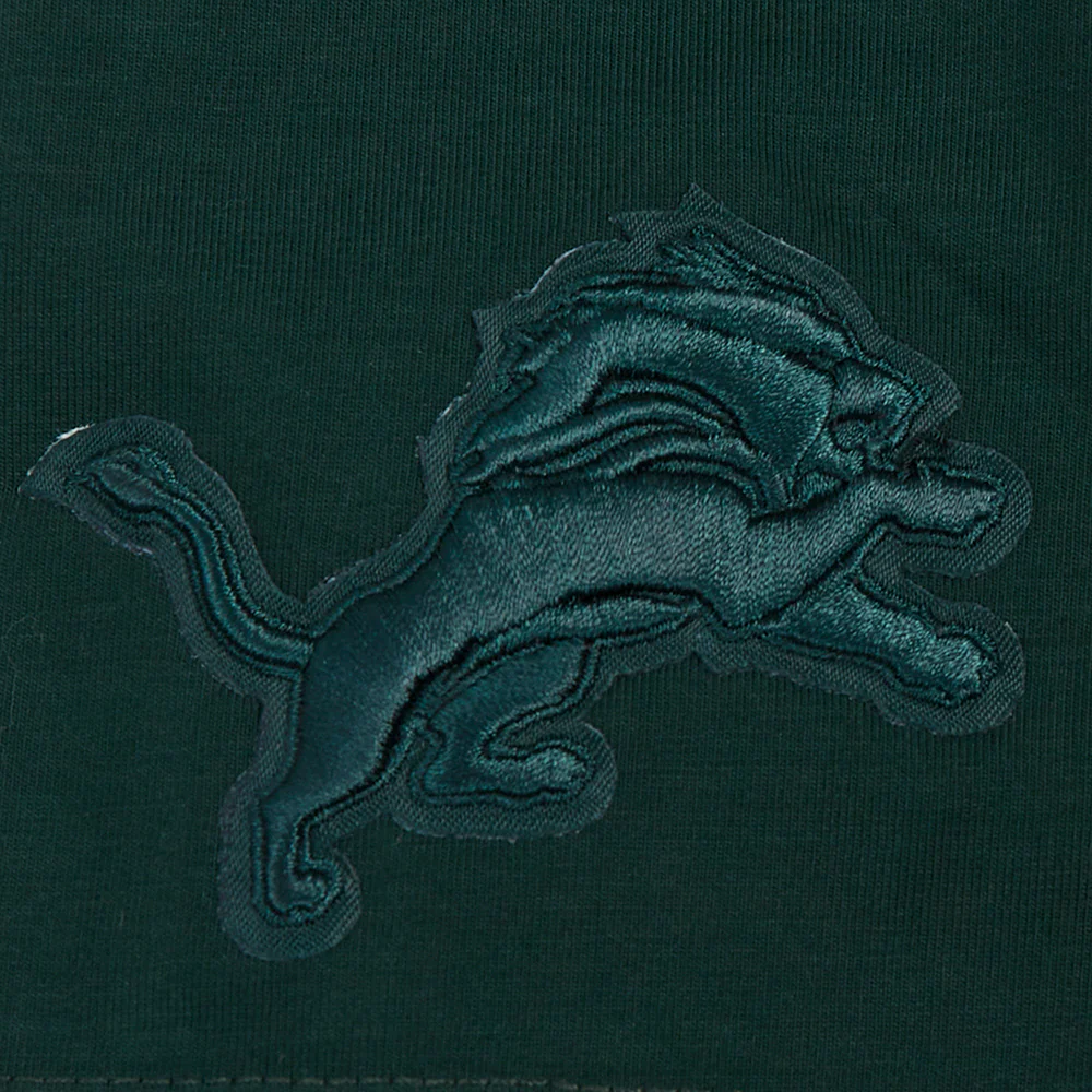 NFL DETROIT LIONS NEUTRAL SINGLE JERSEY BOXY TEE (FOREST GREEN) - Image 5