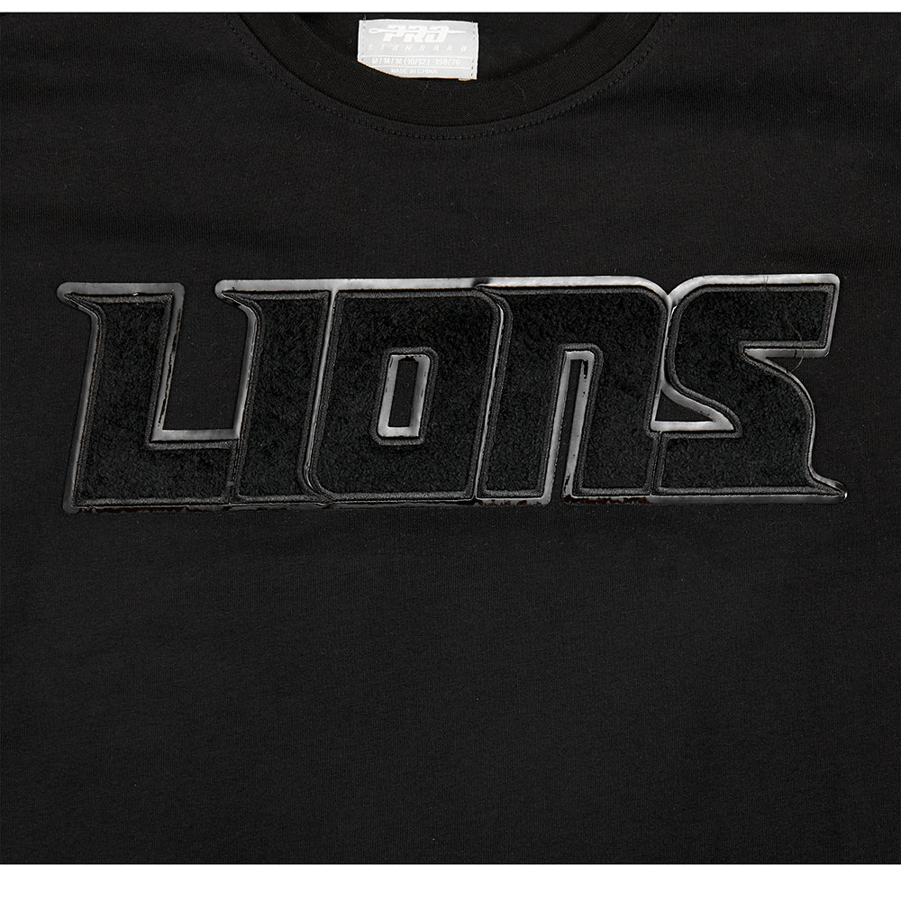 NFL DETROIT LIONS TRIPLE BLACK BIG BOYS SHORT SLEEVE TEE (BLACK) - Image 15