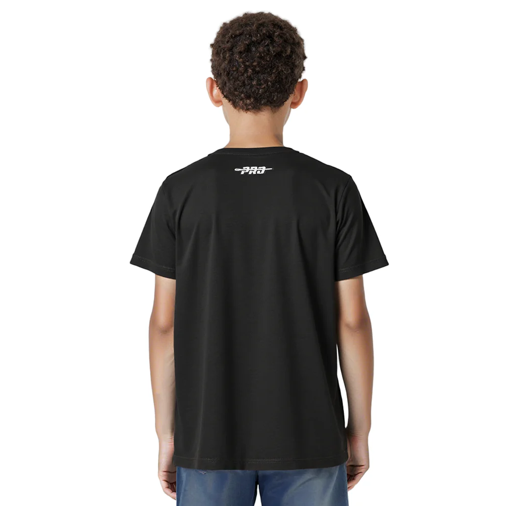 NFL DETROIT LIONS RETRO CLASSIC SINGLE JERSEY BIG BOYS SINGLE JERSEY TAPING TEE (BLACK) - Image 2