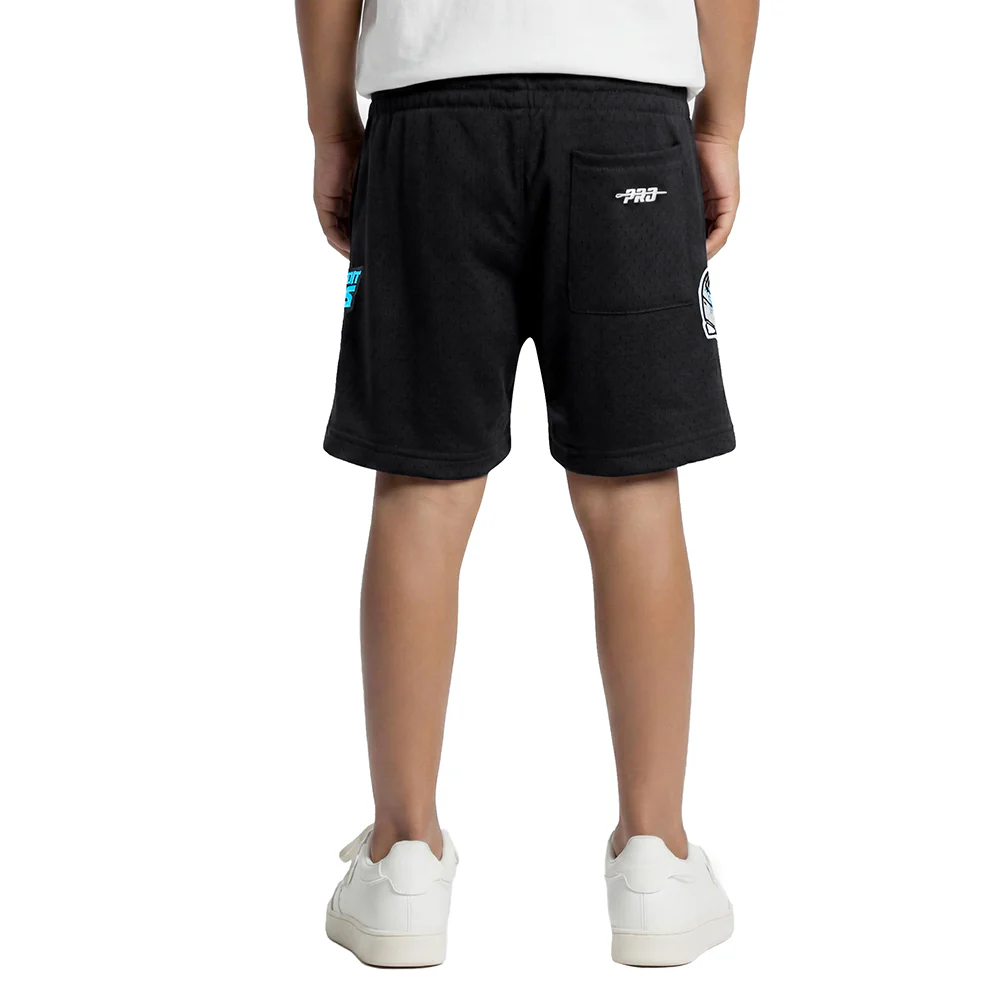 NFL DETROIT LIONS CLASSIC BIG BOY'S MESH SHORT (BLACK) - Image 2