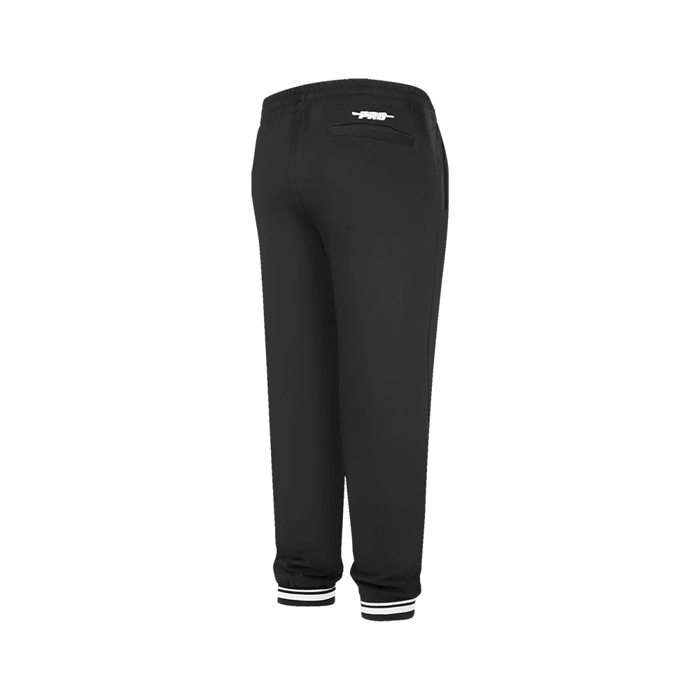 NFL DETROIT LIONS RETRO CLASSIC BIG BOYS RIB FLC SWEATPANT (BLACK) - Image 8