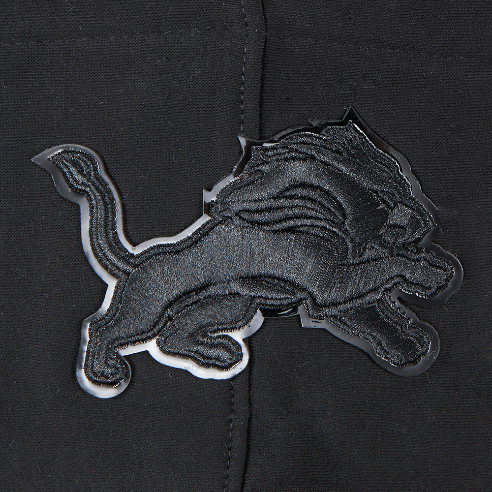 NFL DETROIT LIONS TRIPLE BLACK BIG BOYS FLEECE PULLOVER HOODIE (BLACK) - Image 6