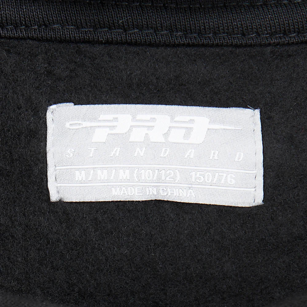 NFL DETROIT LIONS TRIPLE BLACK BIG BOYS FLEECE PULLOVER HOODIE (BLACK) - Image 9
