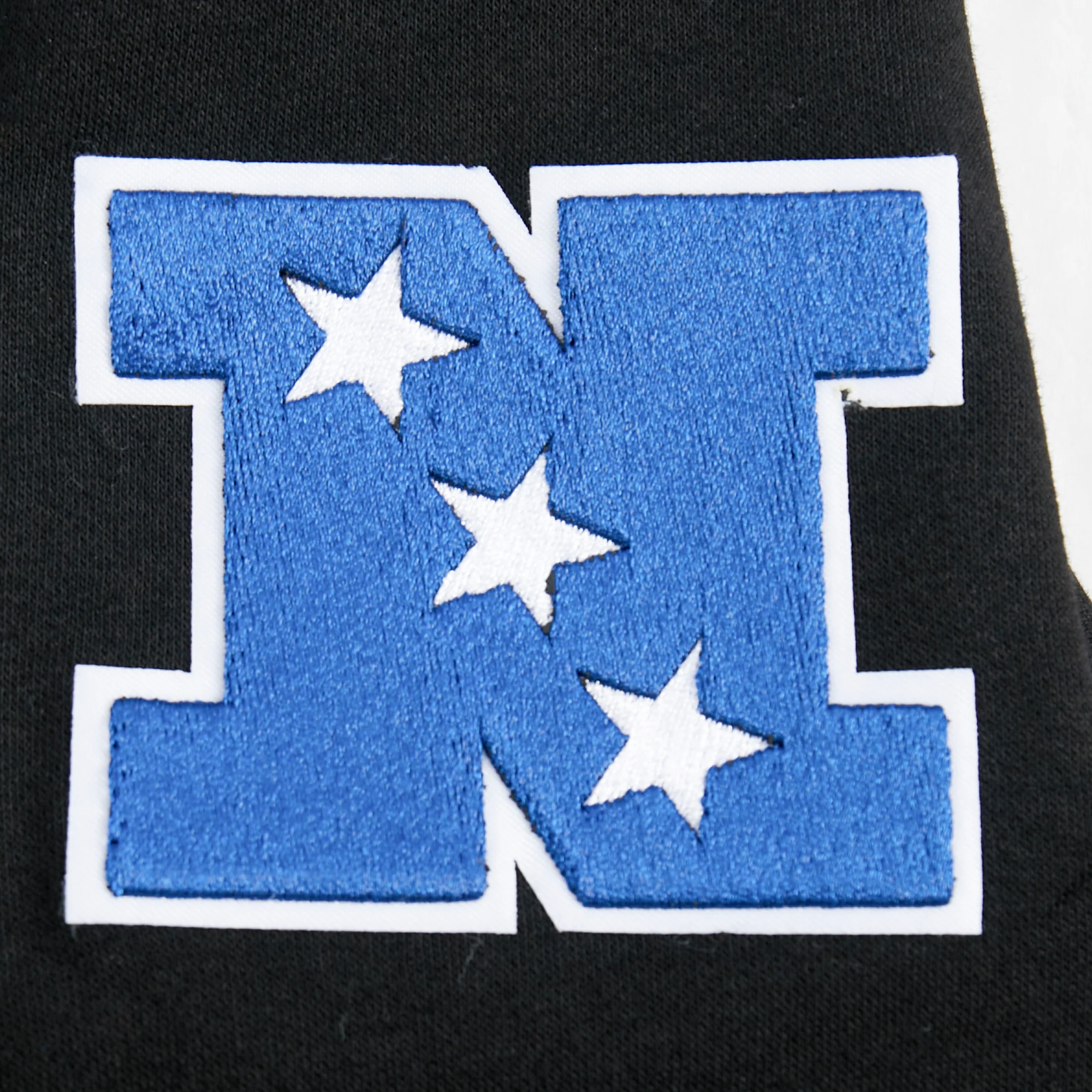 NFL DETROIT LIONS RETRO CLASSIC BIG BOYS RIB FLEECE PULLOVER HOODIE (BLACK) - Image 8