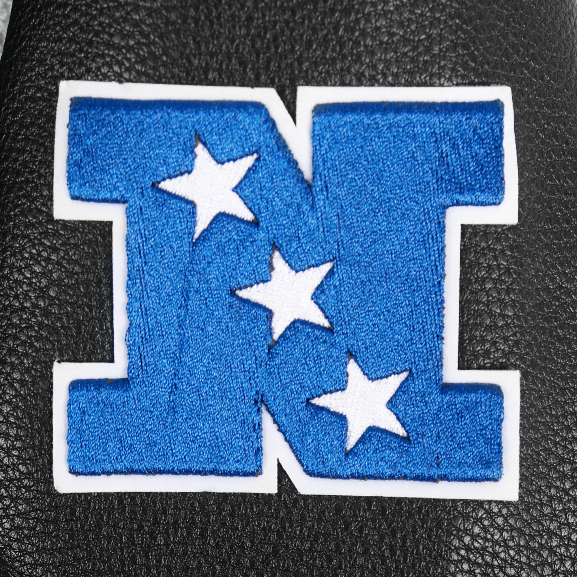 NFL DETROIT LIONS RETRO CLASSIC BIG BOYS RIB WOOL VARSITY JACKET (BLACK) - Image 7