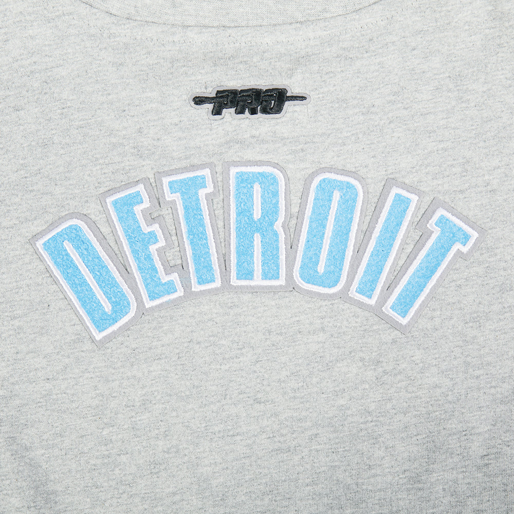 NFL DETROIT LIONS CLASSIC BIG GIRL'S SS BOXY TEE (HEATHER GREY) - Image 7