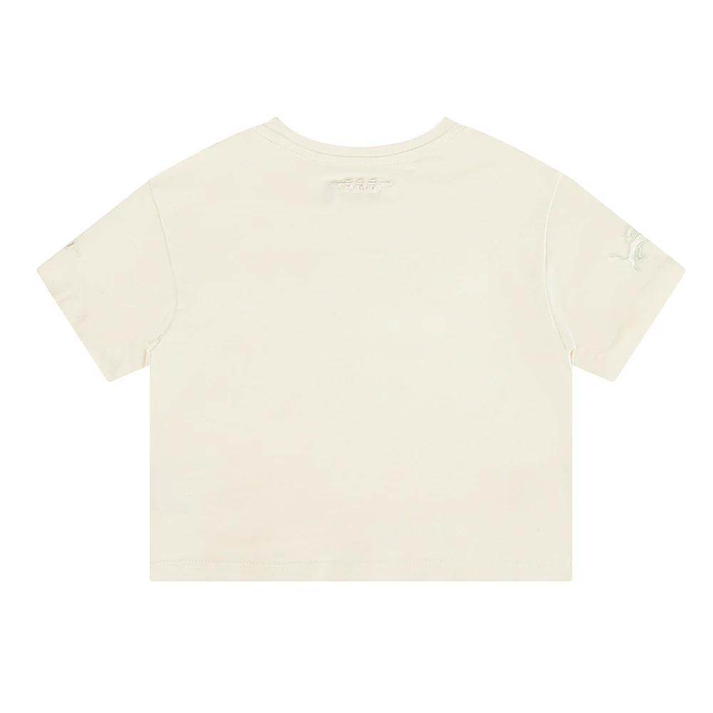 NFL DETROIT LIONS NEUTRAL BIG GIRLS  SHORT SLEEVE BOXY TEE (EGGSHELL) - Image 7