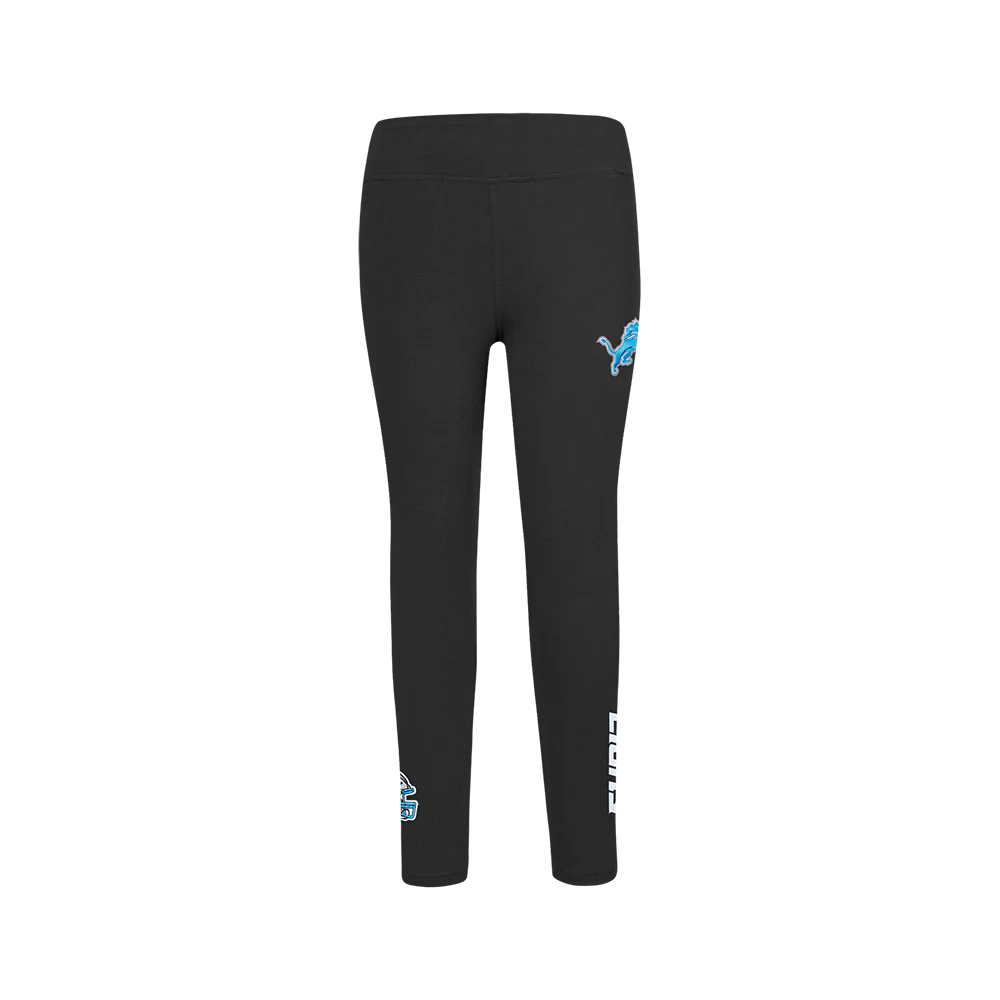 NFL DETROIT LIONS CLASSIC BIG GIRLS LEGGING (BLACK) - Image 2