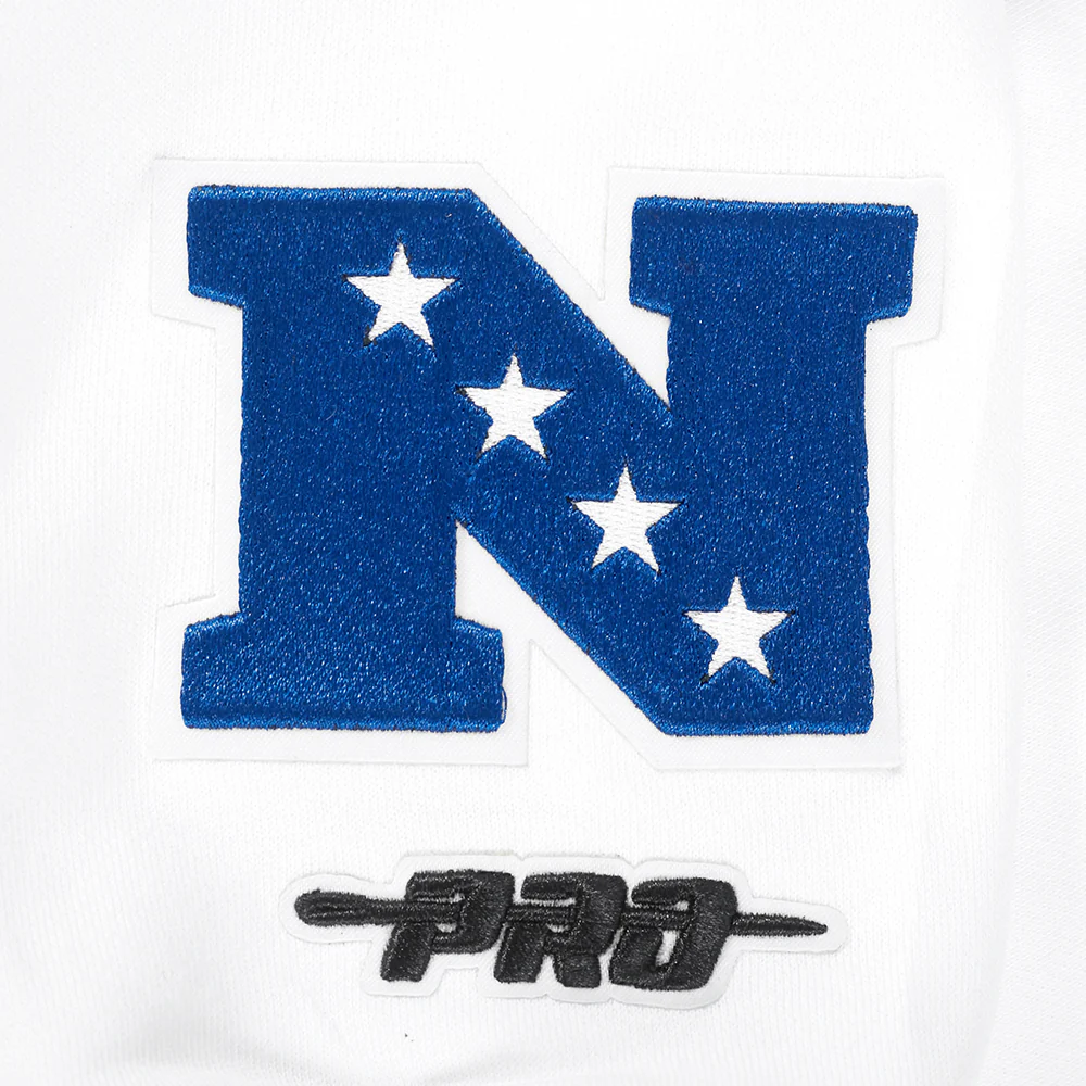 NFL DETROIT LIONS WINGSPAN WOMEN'S FLC CREWNECK (WHITE) - Image 7
