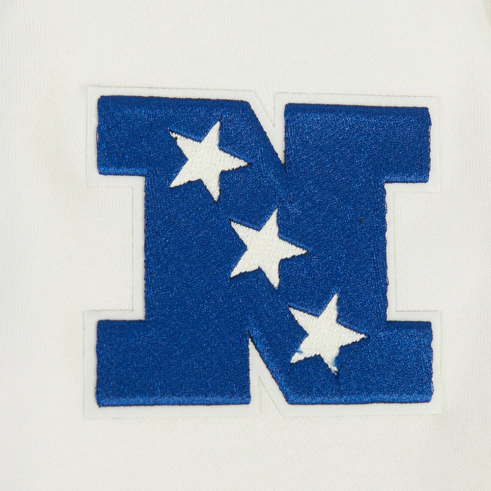 NFL DETROIT LIONS MODERN ORIGINALS WOMEN'S FLC CROPPED PO HOODIE (EGGSHELL) - Image 5