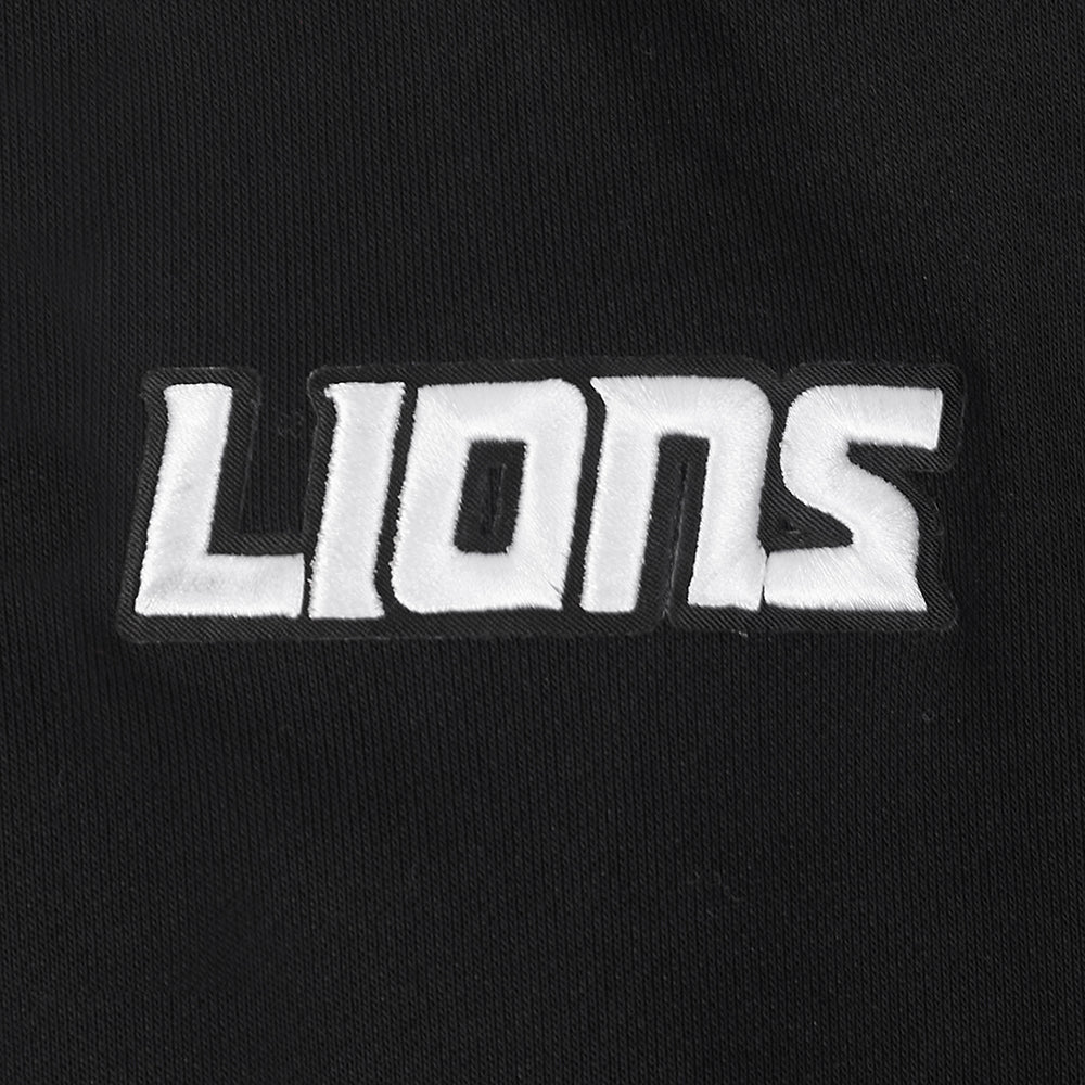 NFL DETROIT LIONS PARADISE WOMEN'S CREWNECK SWEATSHIRT (BLACK) - Image 7