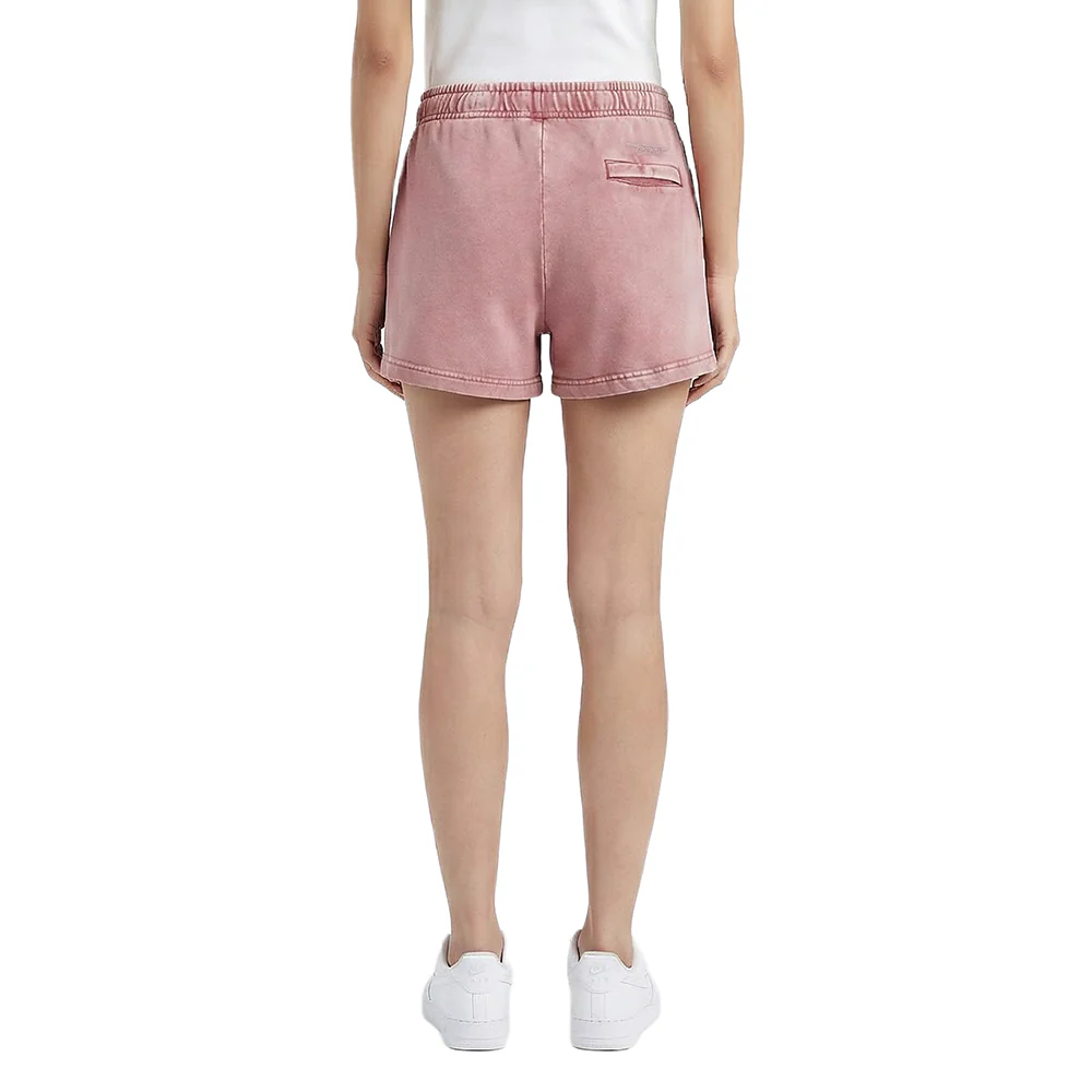 NFL DETROIT LIONS WASHED CLASSIC WOMEN'S ENZYME WASH FT SHORT (WASHED MAUVE) - Image 2