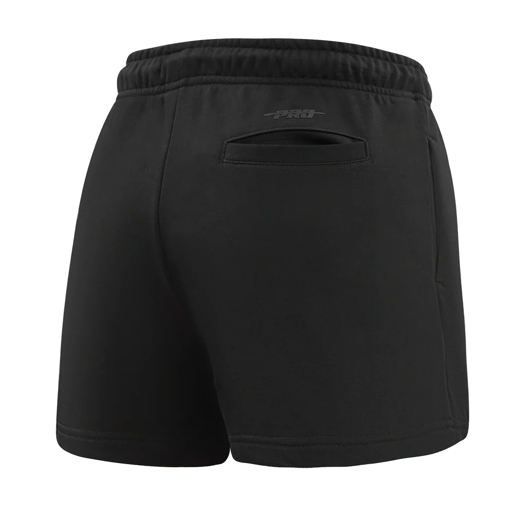 NFL DETROIT LIONS CLASSIC WOMEN'S FLEECE SHORT (BLACK) - Image 3