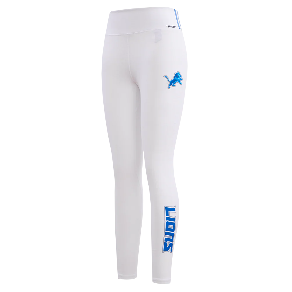 NFL DETROIT LIONS CLASSIC WOMEN'S JERSEY LEGGING (WHITE)