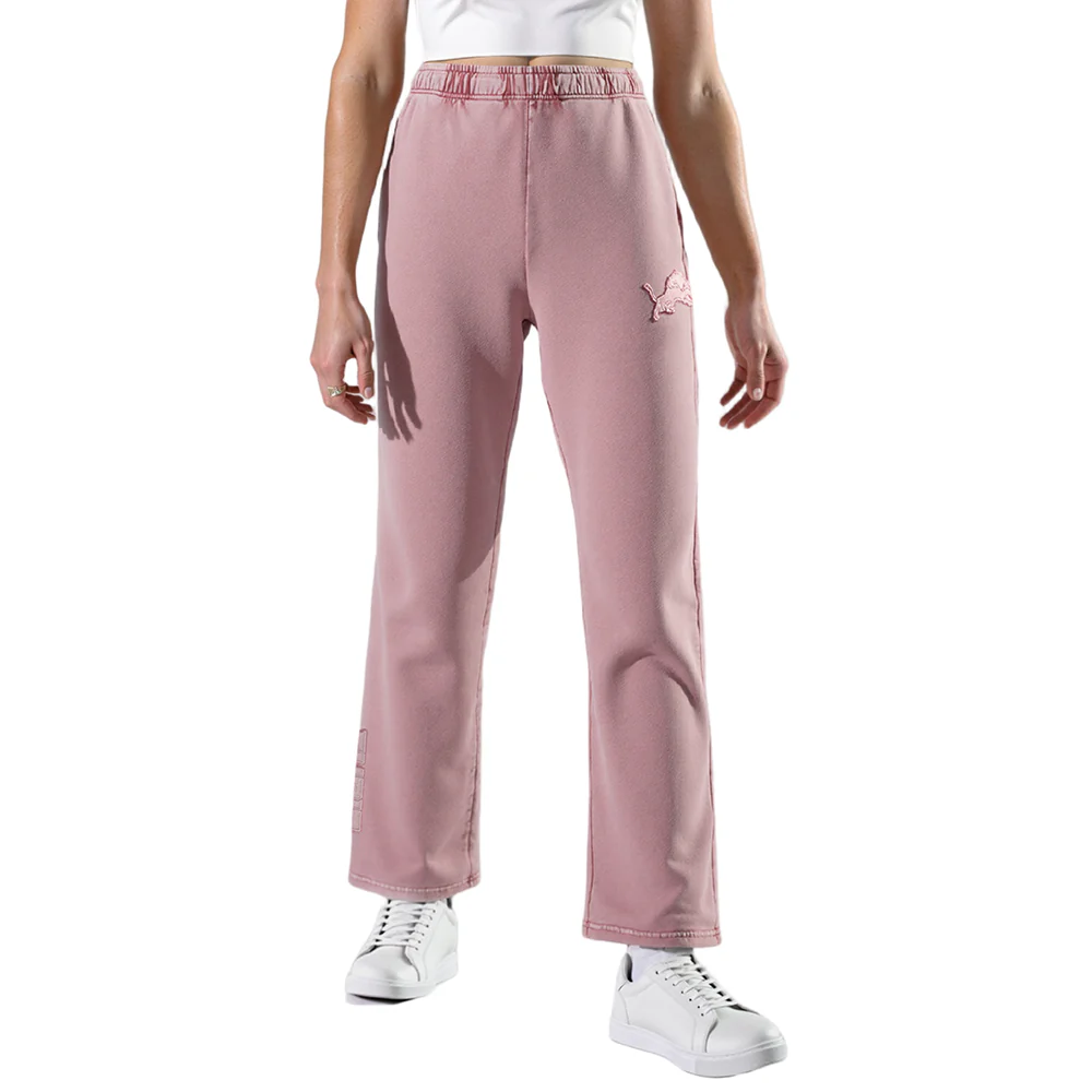 NFL DETROIT LIONS WASHED CLASSIC WOMEN'S ENZYME WASH FT STRAIGHT LEG P (WASHED MAUVE) - Image 11