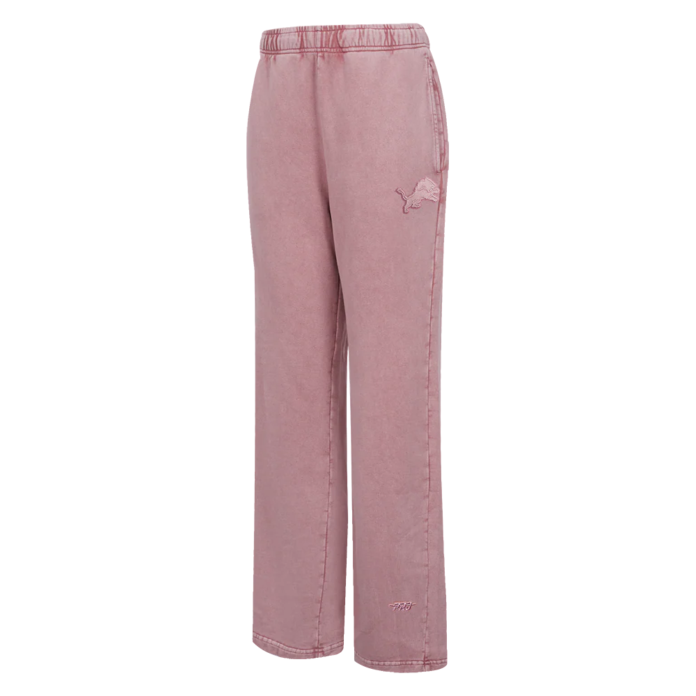 NFL DETROIT LIONS WASHED CLASSIC WOMEN'S ENZYME WASH FT STRAIGHT LEG P (WASHED MAUVE) - Image 5