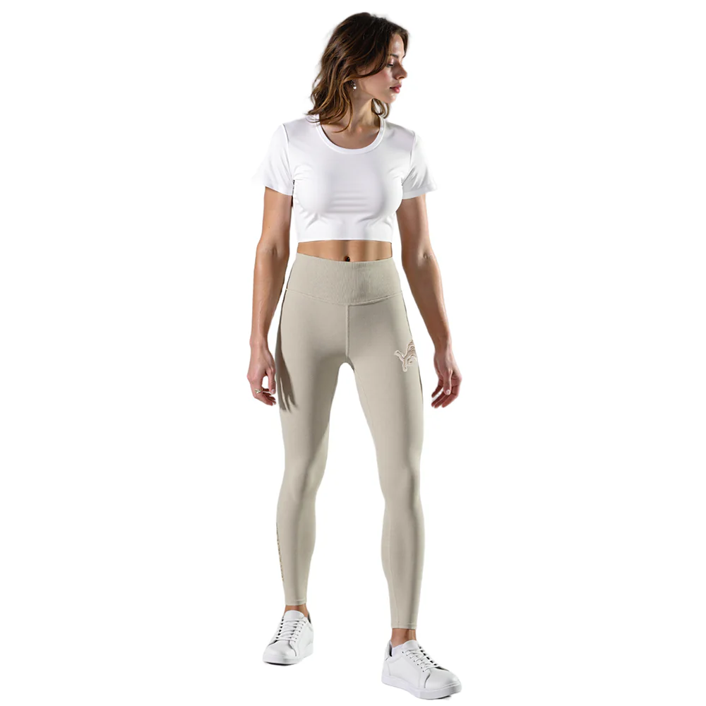 NFL DETROIT LIONS NEUTRAL WOMEN'S HW JERSEY LEGGING (TAUPE) - Image 2